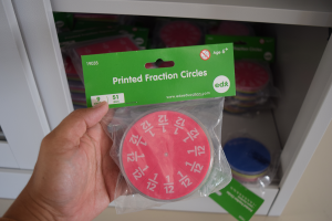 IDB-MTH.C-01 a. Printed Fraction Circles